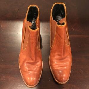 Sarah Flint Women’s Chelsea Boots in Cognac Leather